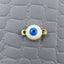 Evil Eye White Blue Enamel Centre Psc For Women Bulk