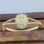 Lion Head Green Crystal Cubic Zirconia Openable Cuff Kada Bangle Bulk