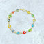 Copper Enamel Evil Eye Round Gold Multicolour Bracelet For Women Bulk