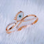 Cluster CZ 18K Rose Gold Stainless Steel Openable Kada Bulk