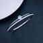 Solitaire Celestra CZ Silver Stainless Steel Openable Kada Bulk