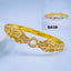 Dual Panther Evil Eye Enamel CZ Copper Gold Bangle Kada Bulk