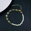 Dainty Pearl Copper 18K Gold Designer Chain Bracelet For Women Bulk