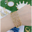 Delicate Mesh 18K Gold Anti Tarnish Cuff Kada Bracelet For Women Bulk