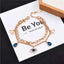Evil Eye Crystals Layered 18K Rose Gold Links Chain Bracelet Bulk