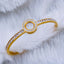 Dancing In Space Gold Stainless Steel Openable Kada Bangle Bulk