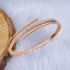 Stylish Stainless Steel Rose Gold CZ Openable Bangle Kada Bulk