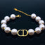 Cd Pearl 18K Gold Stainless Steel Bracelet For Women Bulk
