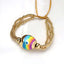 Multi Fancy Evil Eye Gold Anti Tarnish Bead Thread Bracelet Bulk