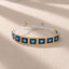 Evil Eye Blue Gold Handcrafted Beads Adjustable Bracelet Women Bulk