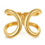 Double U 18K Gold Anti Tarnish Bracelet Kada Cuff For Women Bulk