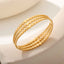 Triple Ball Layer Gold Anti Tarnish Stainless Steel Openable Kada Bulk
