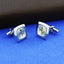 Square Silver Ferrari Horse Cufflinks In Box Bulk
