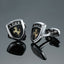 Fancy Black Ferrari Horse Cufflinks In Box Bulk