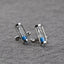 Fancy Blue Sand Timer Hour Glass Cufflinks In Box Bulk