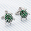 Turtle Tortoise Green Cufflinks In Box Bulk