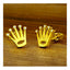 Gold Crown Diamond Cufflinks In Box Bulk