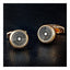 Luxury Rose Gold Black Cufflinks In Box Bulk