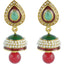 Ruby Emerald Pearl Enamel Jhumki Earring For Women Bulk
