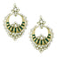 Chaand Bali Kundan Green Meenakari Earring For Women Bulk