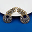 Flower Kundan Polki Gold Plated Chaand Bali Ear Cuff Earring Bulk