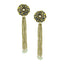 Designer Long Statement Gold Blue Meenakari Pearl Earring Women Bulk