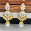 Designer American Daimonds Kundan Gold Plated Drop Earring Women Bulk
