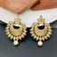 Dainty Chandbali Pearl Antique 18K Gold Plated Earring For Women Bulk