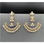 Blue Chaand Bali Kundan Pearl Meenakari Tassel Dangling Earring Bulk