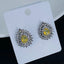 Leaf Drop Aaa Crystal American Diamond White Stud Earring Girls Bulk