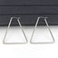 Triangle Wire Hoop Silver 316L Stainless Steel Earring Bulk