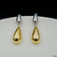 Two Tone Glossy 18K Gold Copper Dangler Drop Earring For Women Bulk