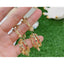 Glossy 18K Gold Anti Tarnish Triple Hoop Earring For Women Bulk