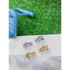Copper Rainbow Multi Color Cubic Zirconia Stud Earring Pair Women Bulk