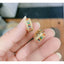 Copper Rainbow Multi Color Baguette Cubic Zirconia Earring Hoop Bulk
