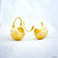 Disco Cubic Zirconia 18K Gold Anti Tarnish Ball Hoop Earring Bulk