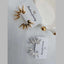 Lightening Star Cubic Zirconia 18K Gold Anti Tarnish Stud Earring Bulk