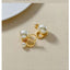 Cd Pearl 18K Gold 925 Silver Post Stud Earring For Women Bulk