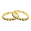 Maroon Green Gold Plated Kada Bangle Set Of 2 For Women Bulk