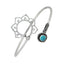 Elephant Oxidized Silver Plated Blue Adjustable Bangle Kada Women Bulk