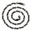 316L Stainless Steel Black Silver Rope Chain For Men 21" Bulk