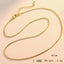 Slim Box 18K Gold Daily Wear 19" Necklace Chain For Men Bulk