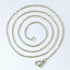 Silver Link Surgical Stainless Steel 19.7" Necklace Chain For Bulk