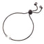 Black Silver Slim Box Slider Extender Chain Accessory Bracelet Bulk