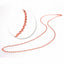 Copper Rose Gold Slim Link Chain For Women Bulk