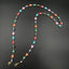 Copper Heart Evil Eye Gold Multi Colour Enamel Mask Chain Women Bulk