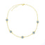 Evil Eye Gold White American Diamonds Choker Necklace Chain Women Bulk