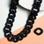 Acrylic Link Sunglasses Necklace Holder 1 Meter 32 Mm Mask Chain Bulk