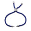Blue Silver Thread Extender Accessory Diy 9" Bracelet Girls Bulk