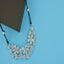 Flower Party Shiny Grey Crystal CZ Pendant Necklace Bulk